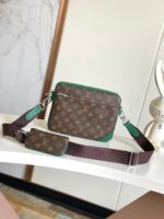 Louis Vuitton Trio Messenger Monogram Macassar Canvas