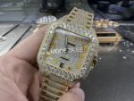 Cartier Santos Gold/Ice Watch - Image 6
