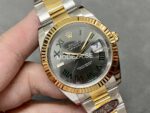 Rolex Datejust Grey Green Roman Dial - Image 3