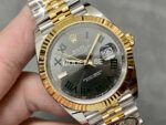 Rolex Datejust Grey Green Roman Dial - Image 2