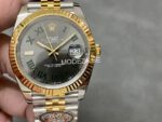 Rolex Datejust Grey Green Roman Dial - Image 4