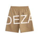 Burberry Khaki Big Logo Shorts - Image 2