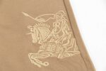 Burberry Khaki Big Logo Shorts - Image 3
