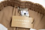 Burberry Khaki Big Logo Shorts - Image 4