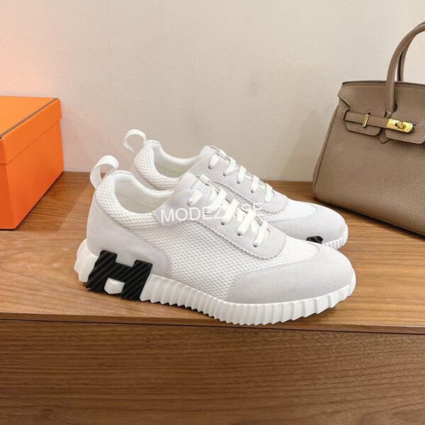 Hermès Bouncing Blanc White Sneakers
