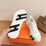 Hermès Bouncing Blanc White Sneakers - Image 4