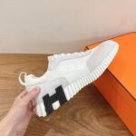 Hermès Bouncing Blanc White Sneakers - Image 3