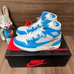 Off White Air Jordan 1 University Blue Beam - Image 2