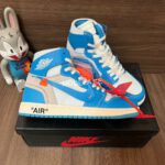 Off White Air Jordan 1 University Blue Beam