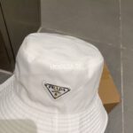 Prada White Bucket Hat ( 1-3 Days ) - Image 4