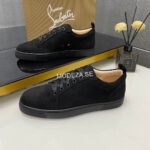 Christian Louboutin Fun Junior Suede Black Sneakers - Image 2