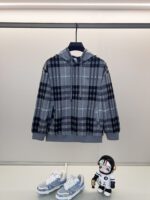 Burberry Rutig Blue Hoodie