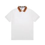 Burberry White Polo Shirt