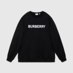 Burberry Logo Print Black Sweatshirt