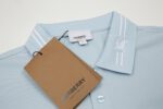 Burberry Sky Blue Polo Shirt - Image 3