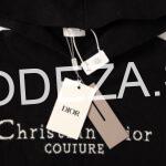 Christian Dior Couture Knitted Black Hoodie - Image 3