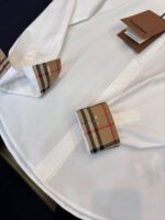 Burberry Slim Fit Dress White Shirt - Image 3
