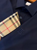 Burberry Slim Fit Dress Navy Shirt - Image 2