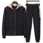 Burberry Check Hood Cotton Blend Tracksuit