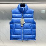 Christian Dior Homme Oblique Blue Vest
