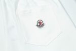 Moncler M Logo White Short - Image 3