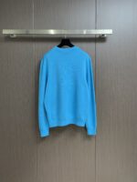 Christian Dior Couture Knitted Light Blue Sweatshirt - Image 2