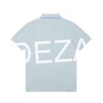 Burberry Sky Blue Polo Shirt - Image 2