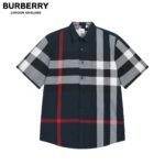 Burberry Rutig Check Cotton Short Sleeve Shirt