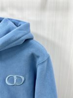 Christian Dior CD Light Blue Hoodie - Image 3