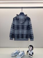 Burberry Rutig Blue Hoodie - Image 3