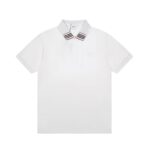 Burberry White Polo Shirt