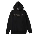 Christian Dior Couture Knitted Black Hoodie