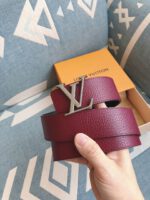 Louis Vuitton Dimension Reversible Red Wine Belt - Image 2