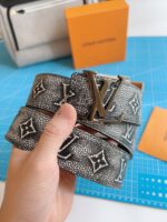Louis Vuitton Monogram White Belt - Image 2
