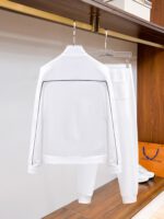 Prada Logotype White Tracksuit - Image 2