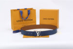 Louis Vuitton Pyramide Twist Navy Belt