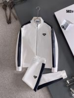 Prada Logotype White Tracksuit