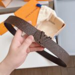 Louis Vuitton Signature Reversible Brown Belt