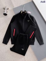 Prada Logotype Black Tracksuit