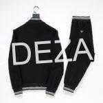 Prada Logotype Black Tracksuit - Image 2