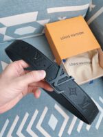 Louis Vuitton Monogram Black Belt