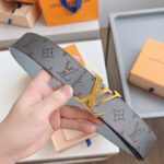 Louis Vuitton Reversible Grey Belt