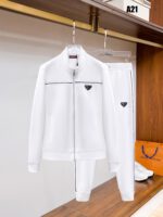 Prada Logotype White Tracksuit
