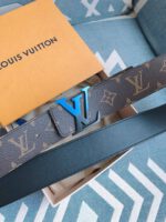 Louis Vuitton Reversible Monogram Brown Belt - Image 3