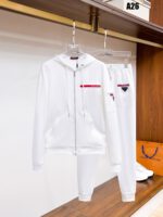Prada Logotype White Tracksuit