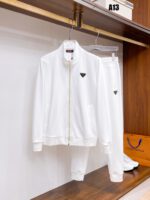 Prada Logotype White Tracksuit