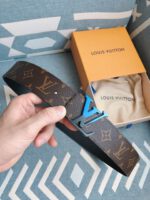 Louis Vuitton Reversible Monogram Brown Belt