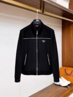 Prada Logotype Black Tracksuit - Image 3