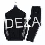 Prada Logotype Black Tracksuit - Image 2