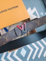 Louis Vuitton Reversible Monogram Brown Belt - Image 3